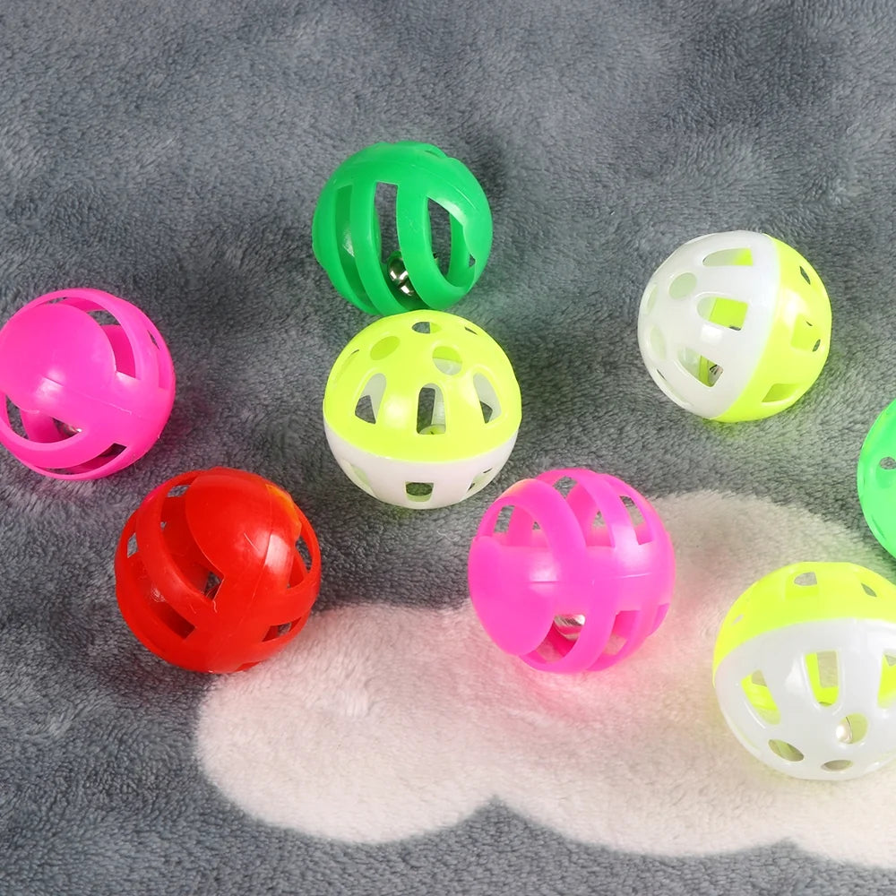 Interactive Cat Kitten Toys Assortments, 2 Way Tunnel, Cat Ball Toys Assortments,Rainbow Ball, Crinkle Ball, Sparkle Ball, Bell Balls,Cat Feather Toys,Cat Mice Toys for Indoor Cats-30 Packs